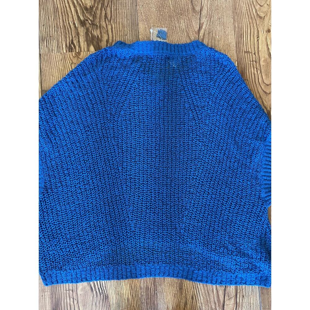 Tommy Bahama Women's Marlina Blue Tape Yarn V Neck Sweater Top Size L NWT $125 - Picture 10 of 12